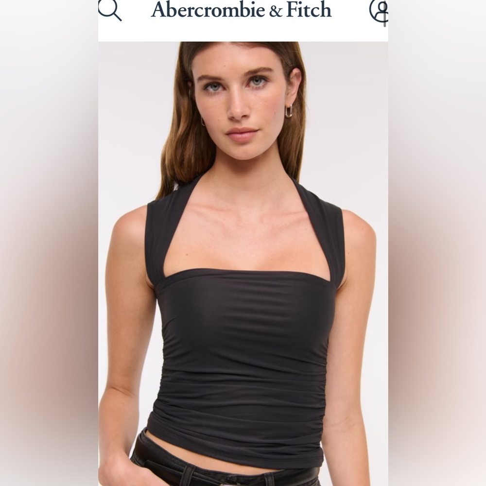 Abercrombie & Fitch Black Ava top